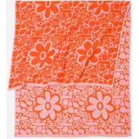 Bonprix Handdoek met jacquard bloemmotief maat set van 4 gastendoekjes 30/50 cm