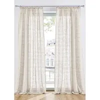 Bonprix Gordijn met structuur in diverse maten (1 stuk) maat h/b: 295/135 cm