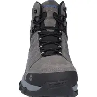 Hi-tec V-Lite Explorer WP Koe Suède Leren Heren Wandelschoenen Antraciet/Grijs/Donkerblauw