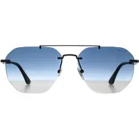 Police Politie Randloos Heren Glossy Bakeliet Blauw Gradiënt SPLF68M Origins Nineties