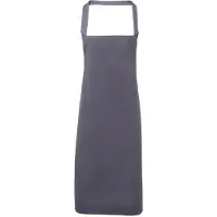 Premier Dames/Dames Slim Apron (geen Zak) / Werkkleding (Pakket van 2) (Staal)