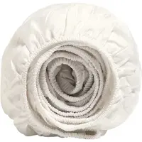 Yumeko Hoeslaken Katoensatijn 90x200 Wit - Eco, Bio & Fairtrade