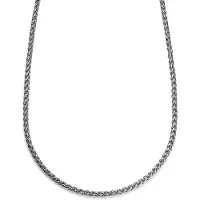 Lucleon Essentials | 5 mm Zilverkleurige Ketting met Tarweschakels