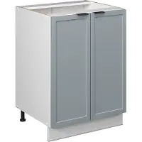 Vicco Fame-Line Keukenonderkast – 60 cm, WB Antraciet Licht blauw-grijs