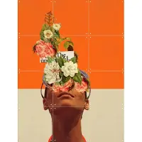 IXXI The Unexpected, Frank Moth - 60 x 80 cm - Gratis ophangtool - Grote wanddecoratie en posters - Collage, Pop art, Vintage, Digitale Kunst