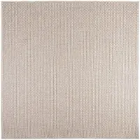 vidaXL Vloerkleden Vierkant FARO Crème 200 x 200 cm Polyester