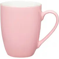 Ambition Flores Porseleinen Mok 370 ml - Pastel Roze met Gouden Rand