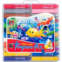 Koh-I-Noor Tempera Stick Wasco-Potloden - 24 Kleuren