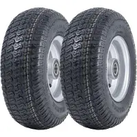 Parnells 13x5.00-6 grasmaaierbanden en velgen Wanda P332 – 25 mm 6205 lagers (set van 2)