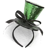 Widmann Mini topper glitter groen