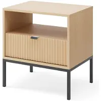 Selsey Vellore – Nachtkastje met lade, Eiken Vicenza-look, 54 cm