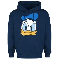 Minnie & Mickey Mouse - Disney Trui met capuchon - Donald - S tot XXL - voor Mannen - blauw | Maat L