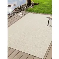 The Carpet Outdoorkleed Kansas moderne robuuste in- en outdoor tapijt jute look