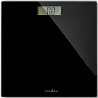 Nedis Personenweegschaal | Digitaal | Zwart | Gehard Glas | 1 stuks - PESC500BK