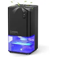 Core Vochtvreter Electrisch - Vochtvreter - Ontvochtiger - Zwart - 14cm x 14cm x 26cm