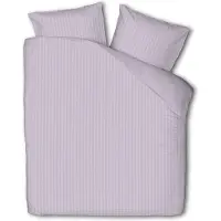Luna Bedding Dekbedovertrek Embossed Stripes - Lavendel 200 x 200/220