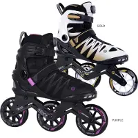 Tempish – Wenox Top 100 – Skeelers – Inline Skates – Dames – Wit Goud – High-Speed 100mm Wielen & Comfort Fit – Maat 40