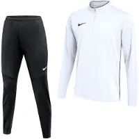 Nike Dri-FIT Park 26 Trainingspak 1/4-Zip Kids Wit Zwart