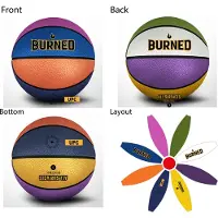 Burned Binnen & Buiten Basketbal Rainbow Flower Edition Maat 5, 6 & 7 | 5