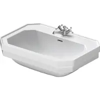Duravit 1930 wastafel 70x50cm wit met wondergliss