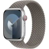Apple Gevlochten solobandje voor de Watch | 38/40/41/42 mm - Maat 6 - Clay