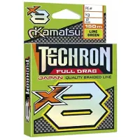 Kamatsu Techron Full Drag X8 0.20mm 150m Limonkgroene Vislijn
