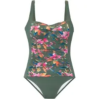 LASCANA Badpak blauw / olijfgroen / oranje / pink