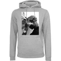Mister tee Sweatshirt 'F*ck the World' lichtgrijs / donkergrijs / zwart / wit