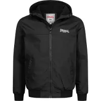 Lonsdale Tussenjas 'Dunster' zwart / wit