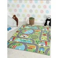The Carpet Vloerkleed Happy Life Life kinderkamer tapijt speelkleed onderhoudsvriendelijk