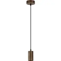 Segula Hanglamp Flow, dimbaar, hout donker, Woon-/ Eetkamer, Hout, Hanglamp