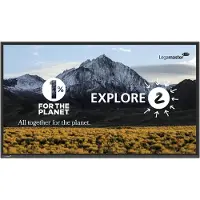 Legamaster EXPLORE2 EXP-6510 EU-bedrijfsmonitor, 65', zonder besturingssysteem, 4K UHD 3840 x 2160 px, intuïtieve aanraakfunctie, HDMI/USB