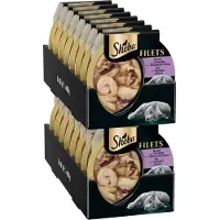 Sheba 16x Filets Kattenvoer Natvoer Garnaal & Oceaanvis & Kip In Saus 60 Gr