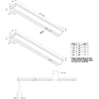 Hera LED meubelverlichting ModuLite F, aluminium, 120 cm, 4.000 K Aluminium F, alu / grijs / zink, Keuken, Aluminium, Modern, kastverlichting