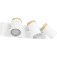 Eglo LED Plafondlamp 3x GU10 | Consuma | Rond | IP44 | Wit