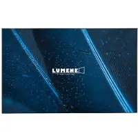 Lumene Projectiescherm Movie Palace UHD 4K Ultra Slim 300C Mat wit met zwarte randen