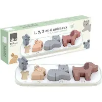 Vilac Ik leer tellen met dieren - - Beige - Hout - Vanaf 18 maanden