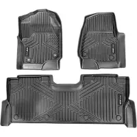 Vevor Auto Vloermatten (3-delig) voor Ford F250 F350 F450 F550 2017-2024 2025 Super Duty Crew Cab Kuipstoel met Opbergruimte onder de Stoel