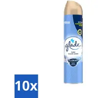 Glade – Luchtverfrisser Spray – Pure Clean Linen – 300 ml - Bulkverpakking - 10 stuks