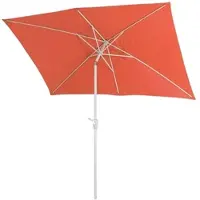 Mendler Zonnescherm N23, tuinscherm, rechthoekig, 2x3 meter, kantelbaar, polyester/alu, 4,5 kg, UV-bescherming 50+, kleur: terracotta