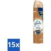 Glade - Luchtverfrisser Spray - Sensual Sandelhout Jasmijn - 300 ml - Bulkverpakking - 15 stuks