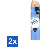Glade – Luchtverfrisser Spray – Pure Clean Linen – 300 ml - Voordeelverpakking - 2 stuks