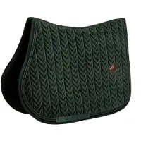 Kentucky Horsewear Horsewear - Zadeldoek velvet mini Pearls jumping dennengroen pony