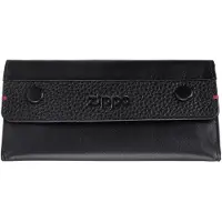 Zippo Kleine tasjes Tabaksetui, nappaleer, zwart