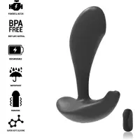 BLACK&SILVER BLACK & SILVER | Black & Silver - Dwayne Anal Plug Silicone Remote Control | Best Seller