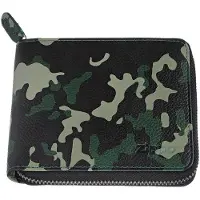 Zippo Kleine tasjes Portemonnee met rits, camouflage/groen