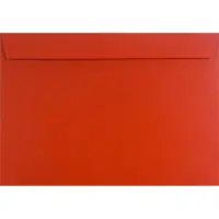 Netuno Gladde rode enveloppen A4 - 229 x 324 mm - C4 - 10 stuks - HK zelfklevend met plakstrip - 120 gram - Design -