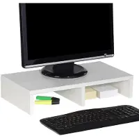Idimex Monitorstandaard MONITOR 50 cm breed - Wit