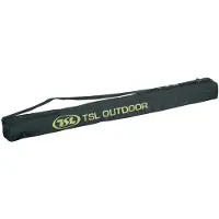 TSL Outdoor - Wandelstokken - Tas voor stokken 1/2 paar Green voor Unisex - Zwart