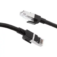 Force Power Lite , Ethernetkabel RJ45 - CAT8 S/FTP - Mannelijk/Mannelijk - 5m, Zwart